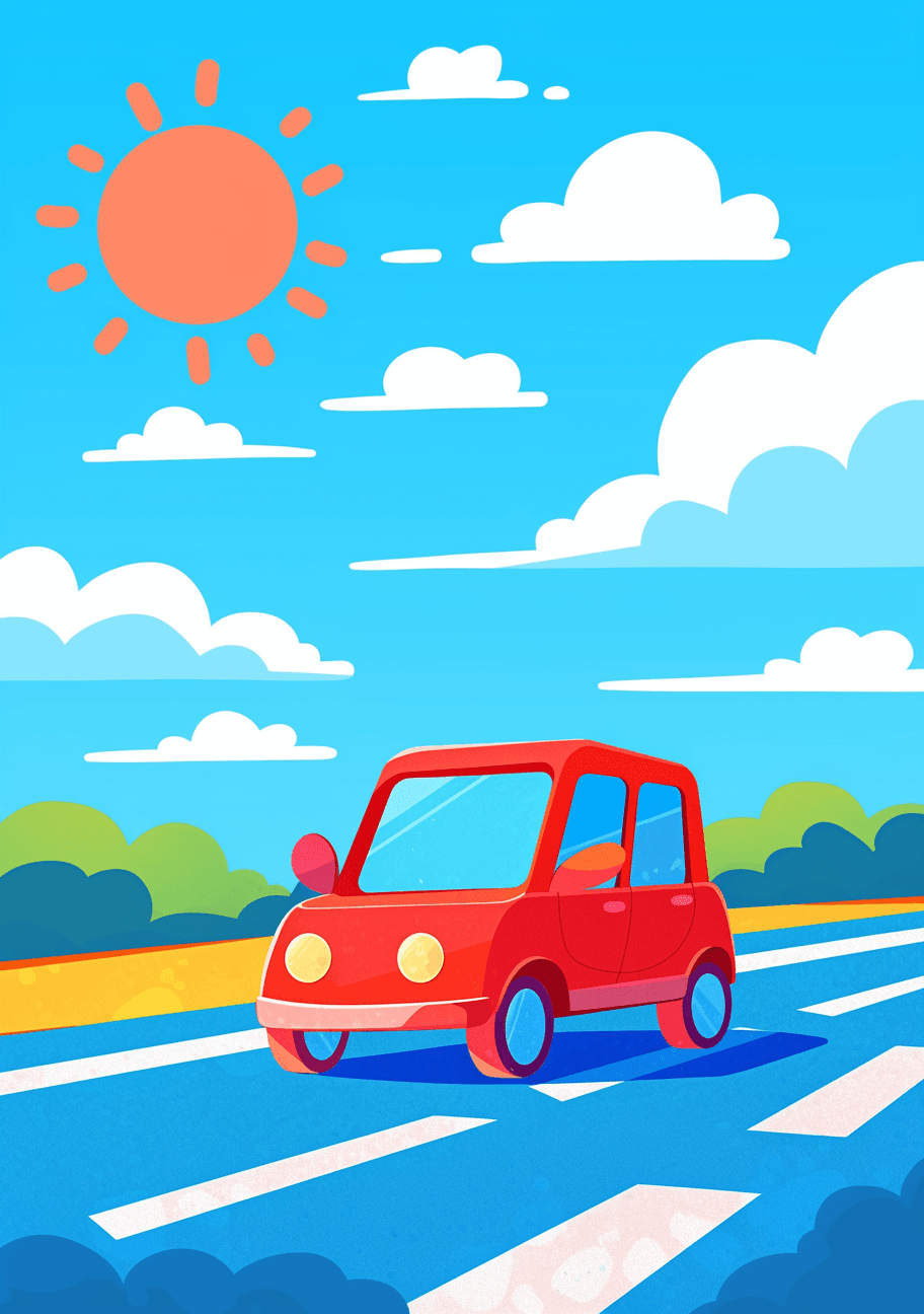 Car 048 original repeating artwork
