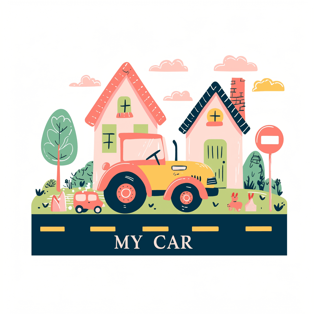 Car 544 original repeating artwork