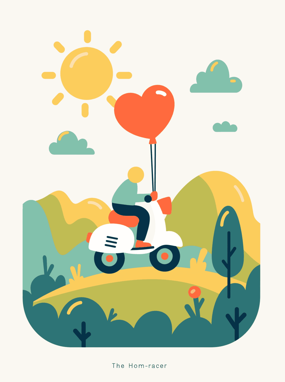 Scooter Tribe original repeating artwork