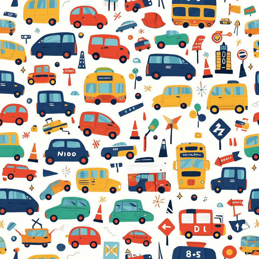 Car 363 original repeating artwork