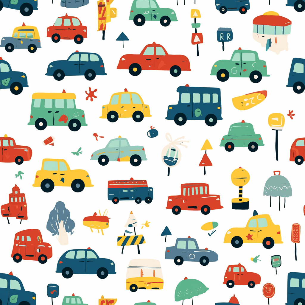 Car 258 original repeating artwork