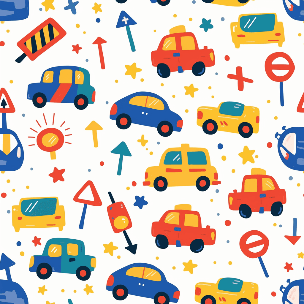 Car 412 original repeating artwork