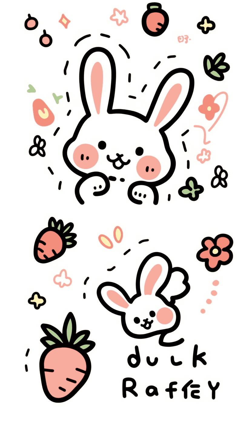 Bunny 040 original repeating artwork