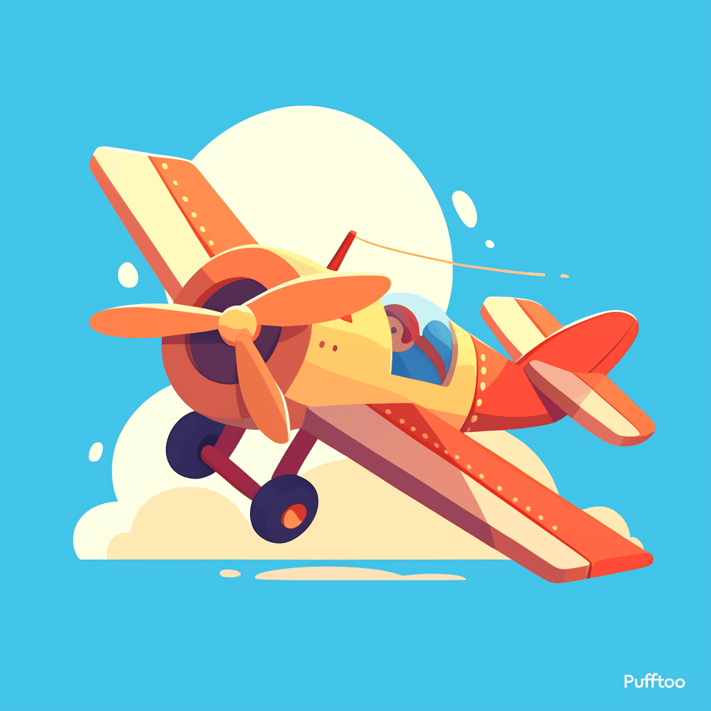Airplane 196 original repeating artwork