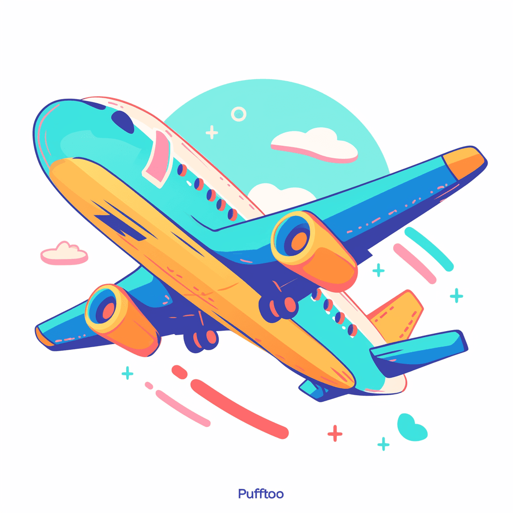 Airplane 332 original repeating artwork