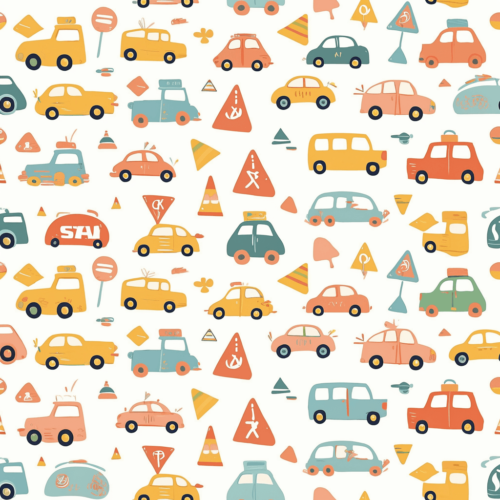 Car 382 original repeating artwork