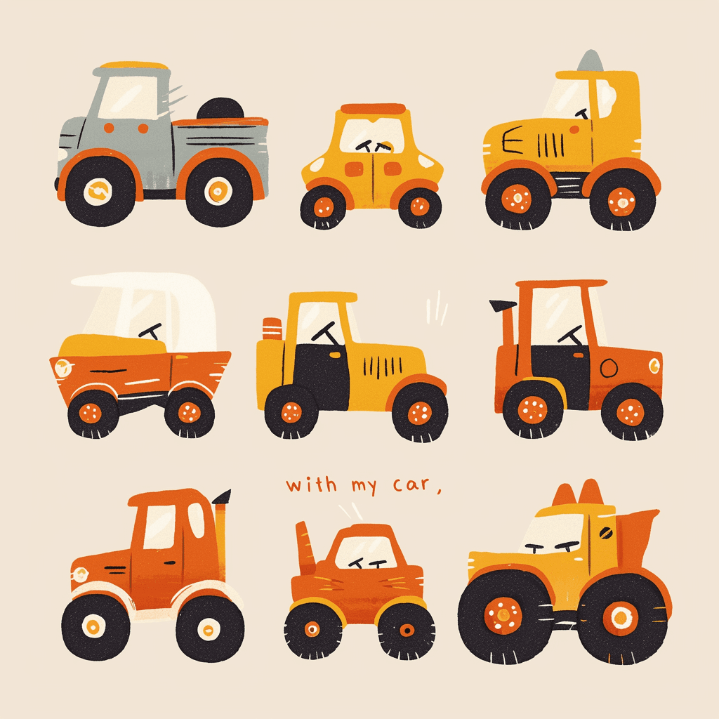 Car 689 original repeating artwork