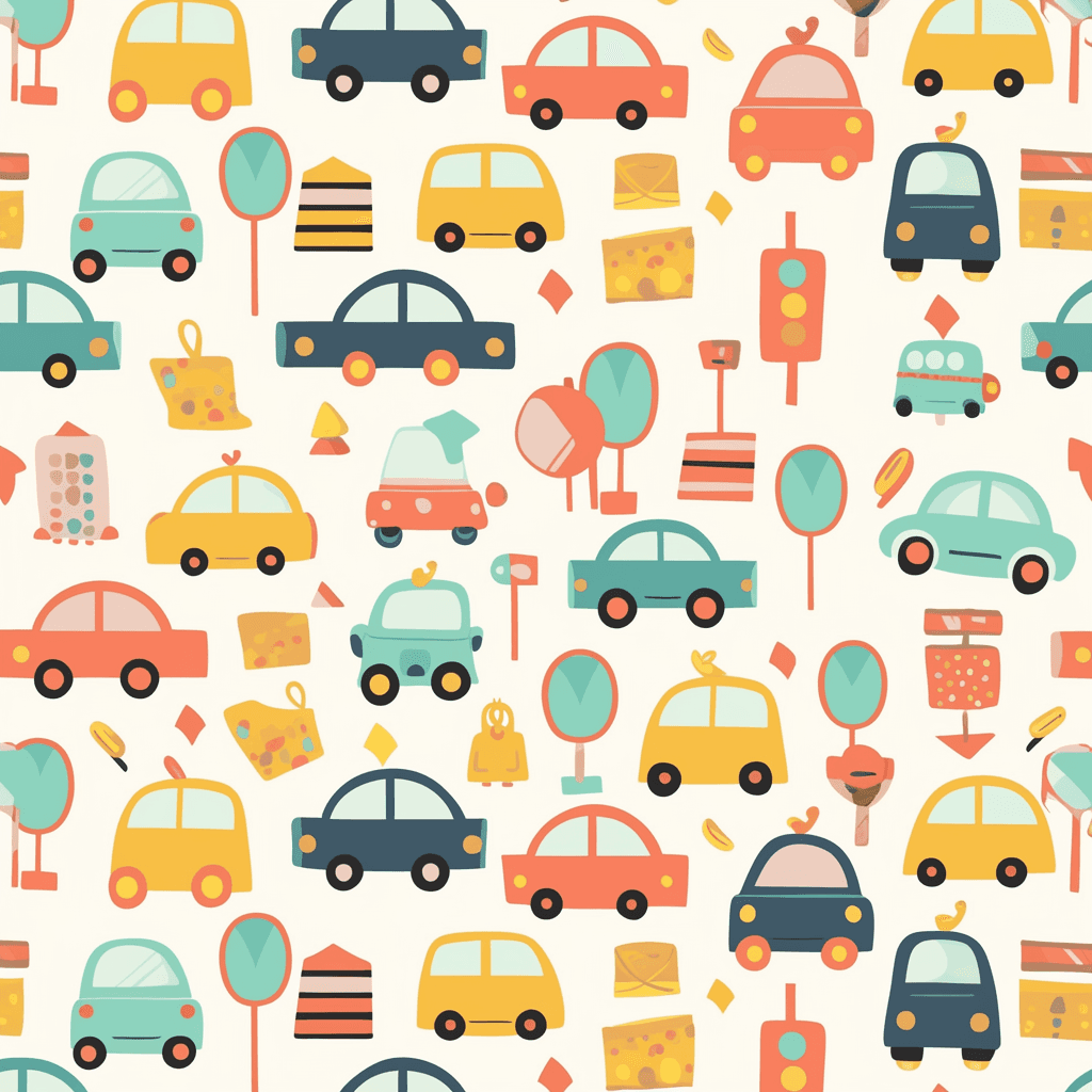 Car 519 original repeating artwork