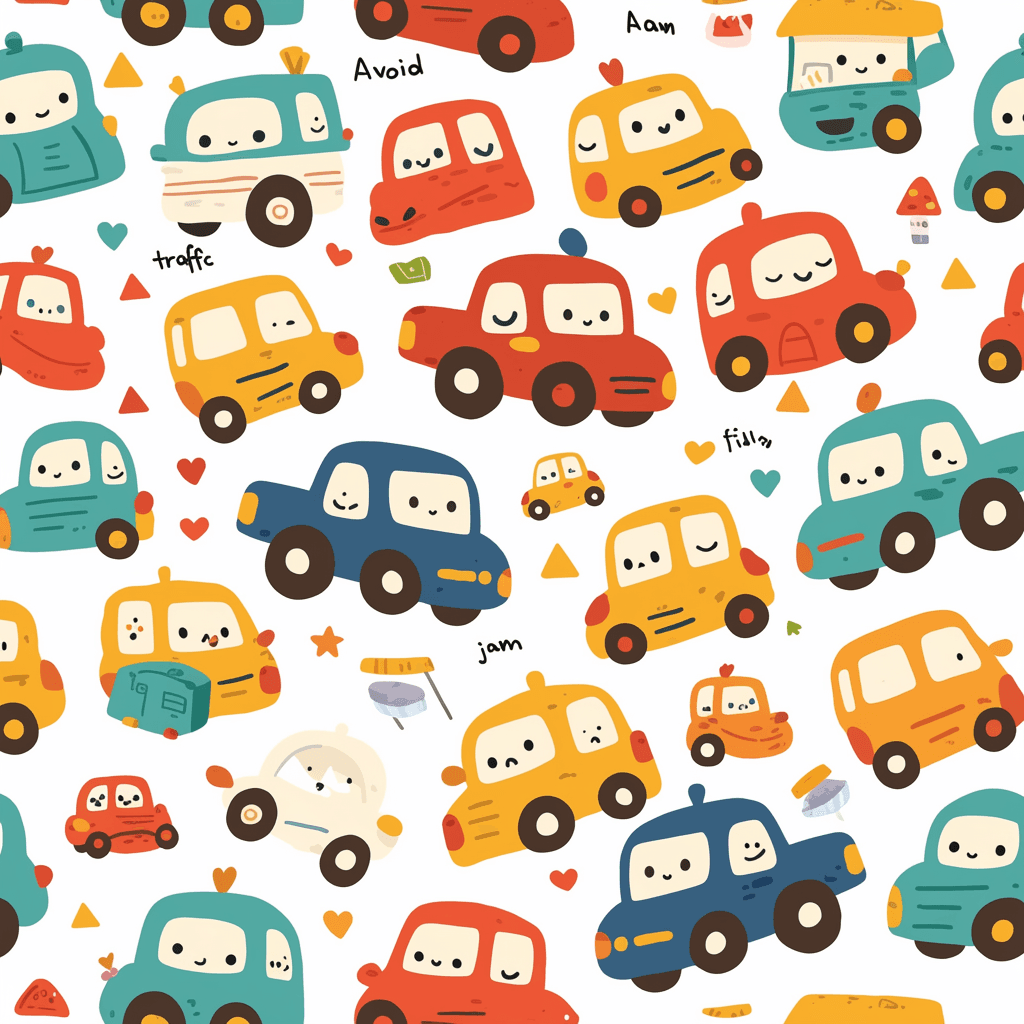 Car 409 original repeating artwork