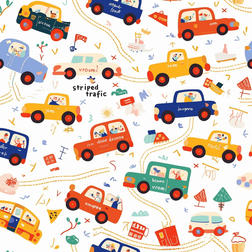 Car 543 original repeating artwork