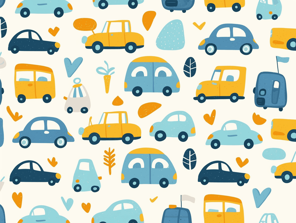 Car 606 original repeating artwork