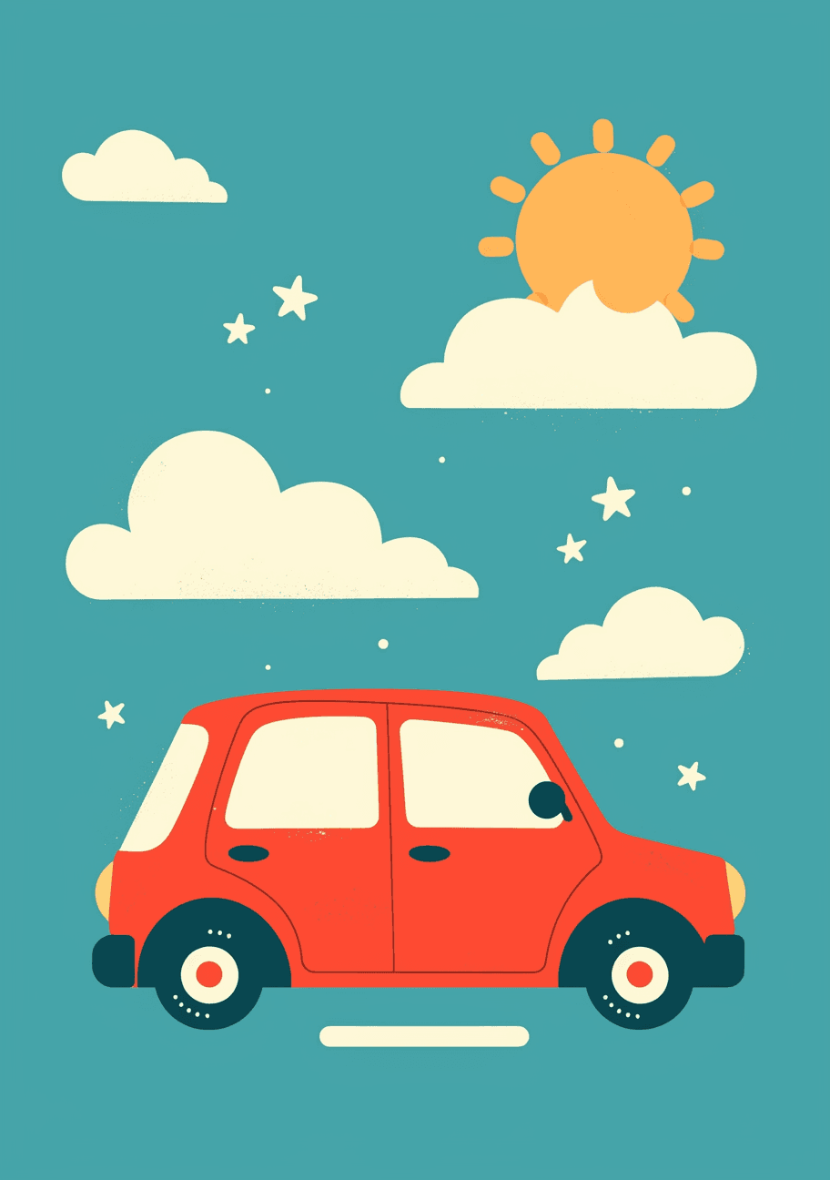 Car 605 original repeating artwork