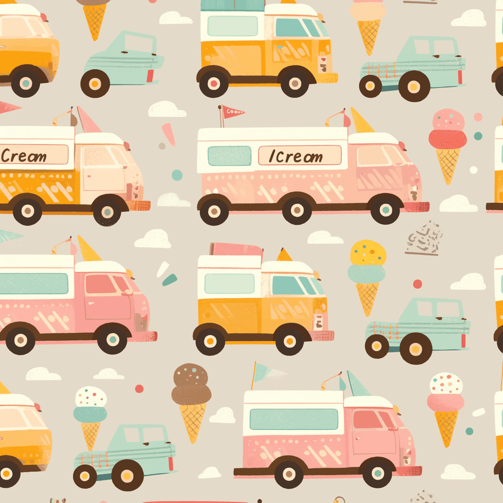 Car 667 original repeating artwork