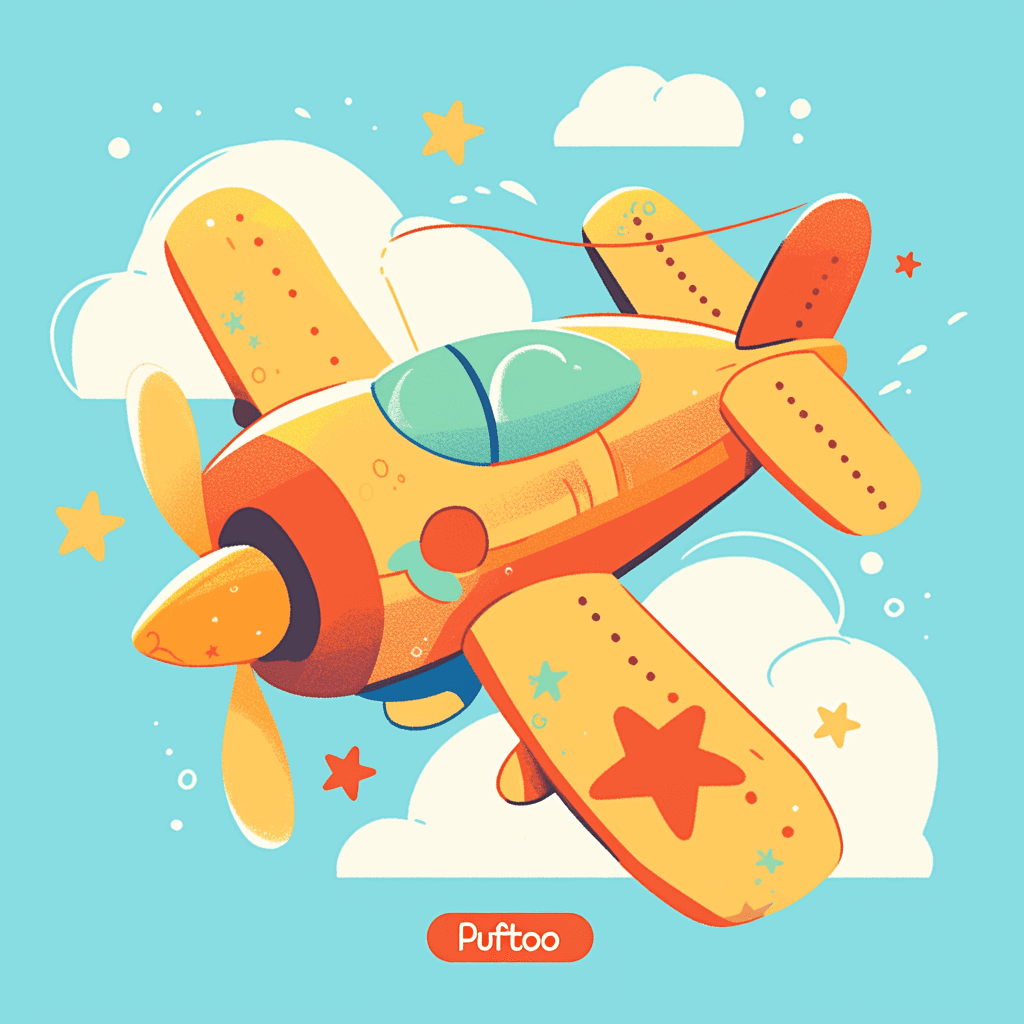 Airplane 239 original repeating artwork