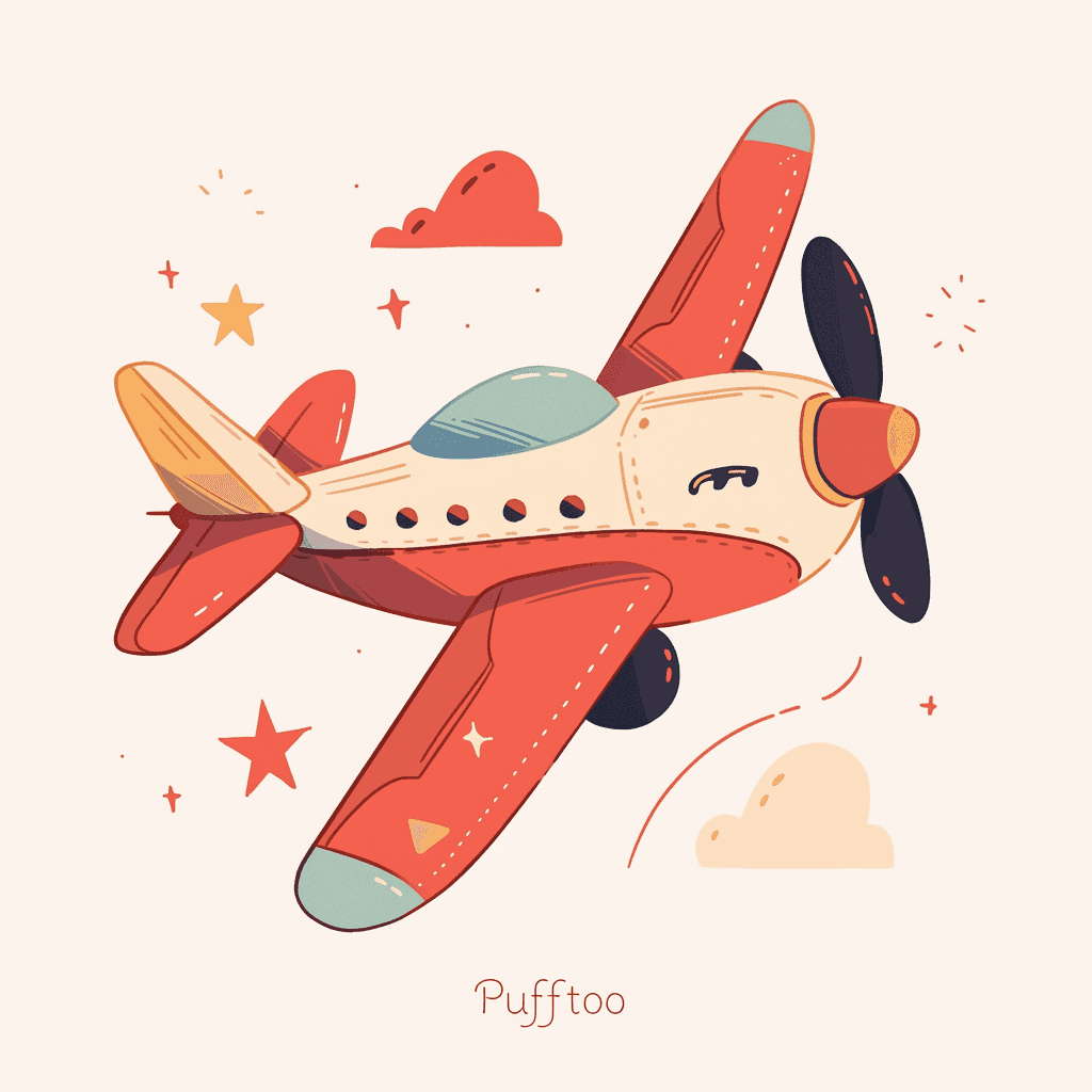 Airplane 144 original repeating artwork
