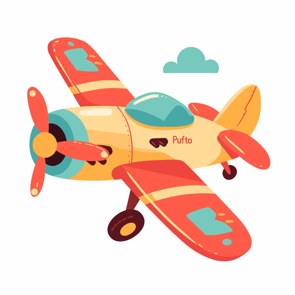 Airplane 111 original repeating artwork