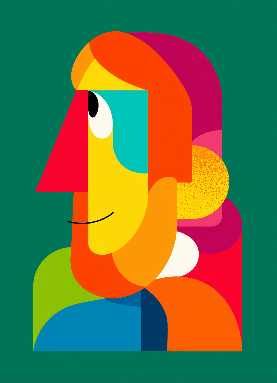 Abstract Elephant Show original repeating artwork