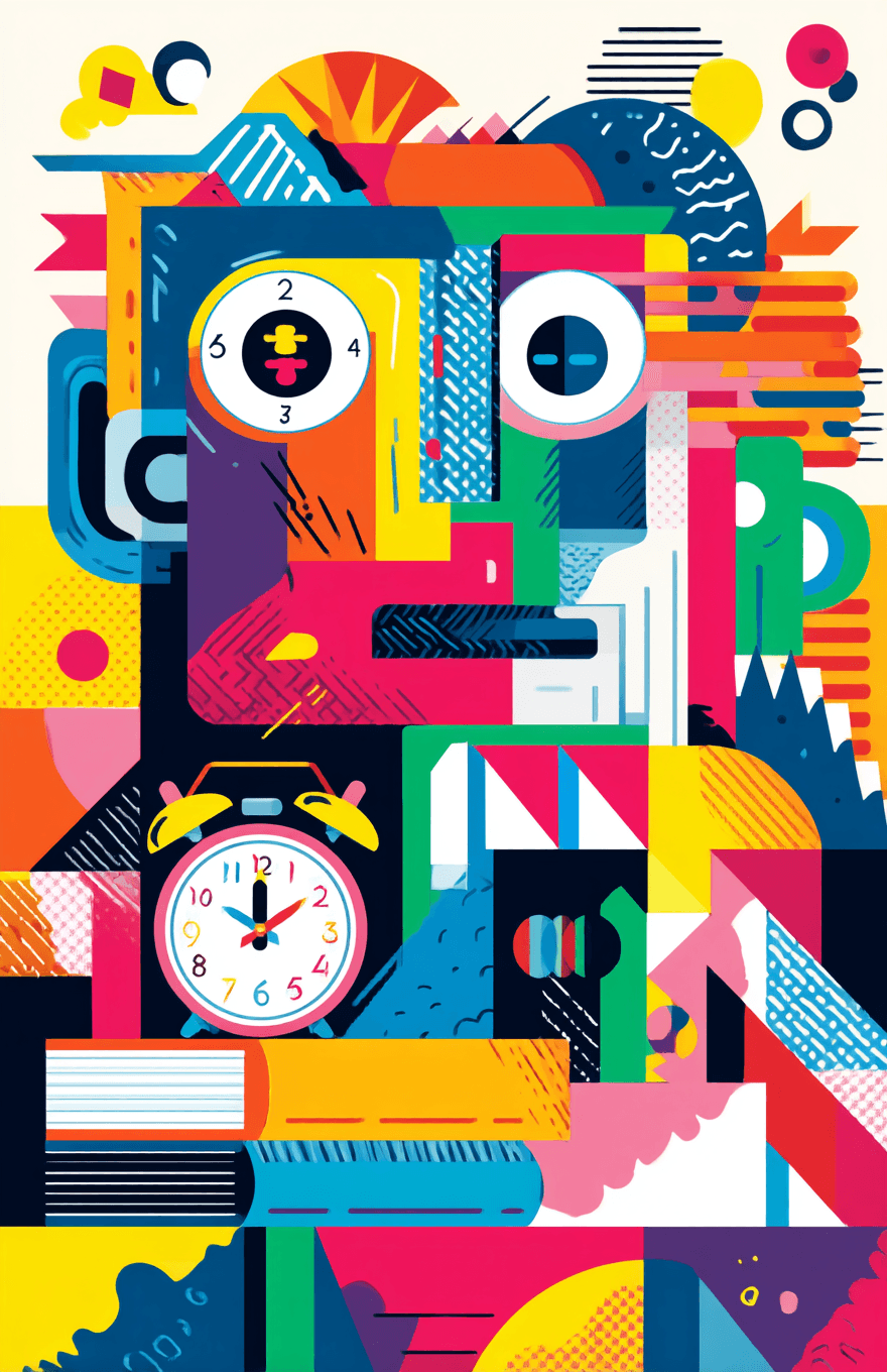 Abstract Elephant Bounce original repeating artwork