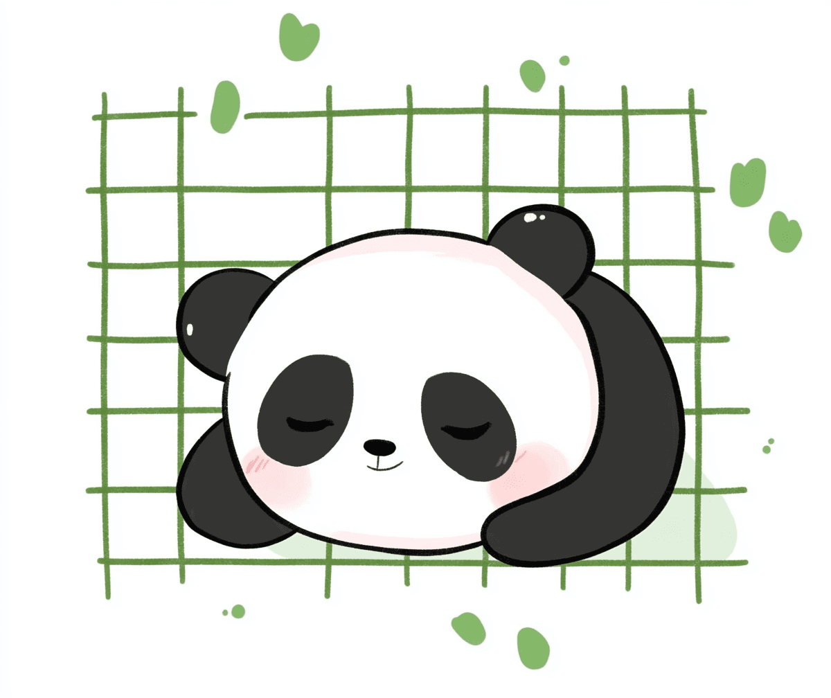 Panda Bright original repeating artwork