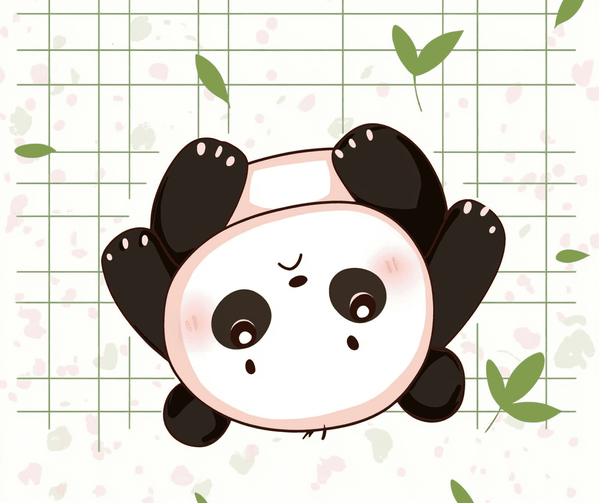 Panda Burst original repeating artwork