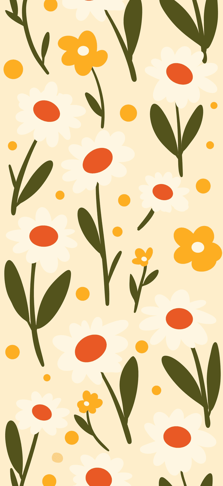 Leaves Onyx original repeating artwork