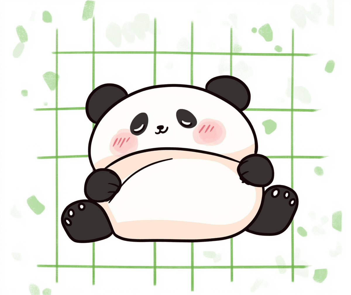 Panda Echo original repeating artwork