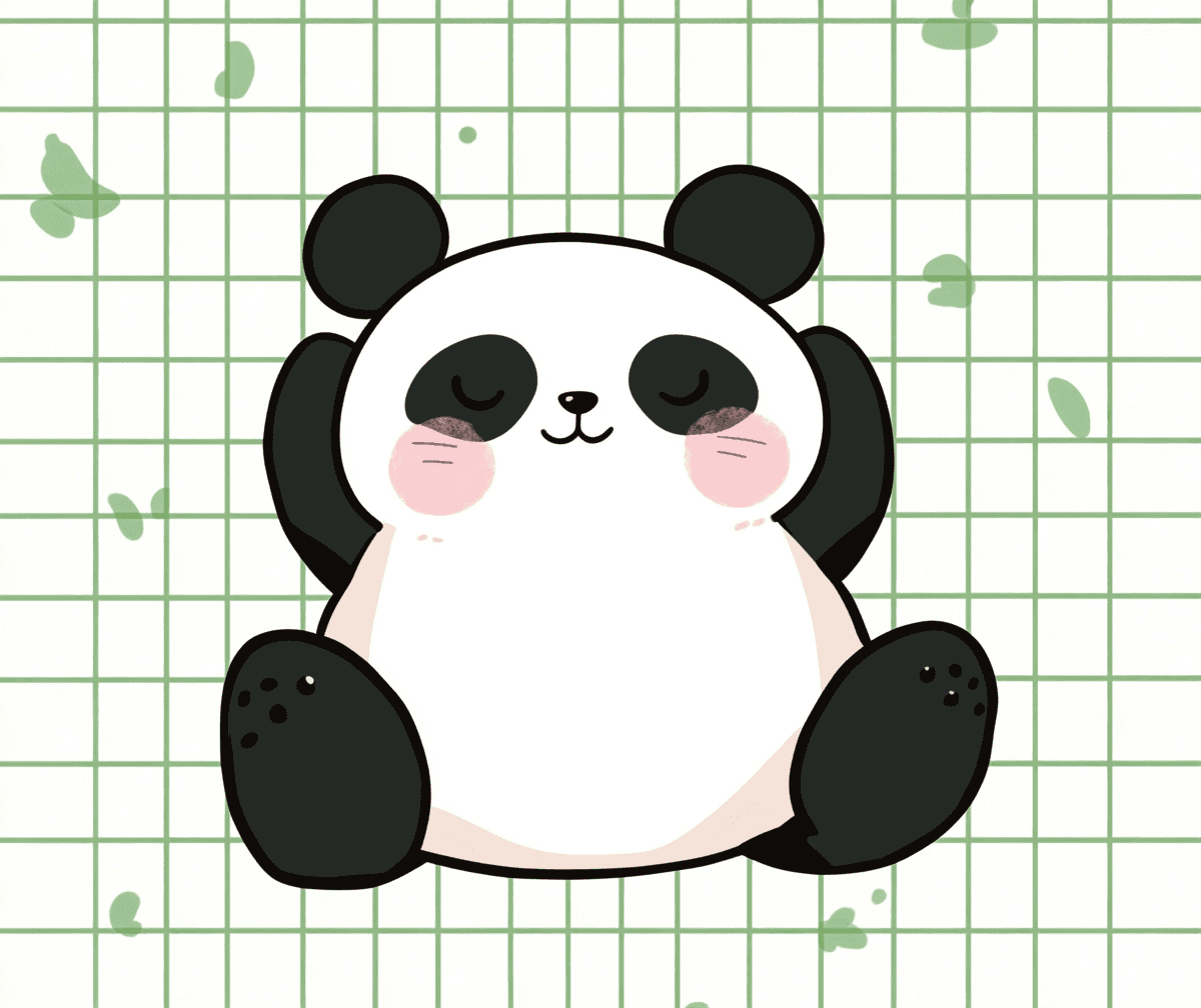 Panda Pop original repeating artwork