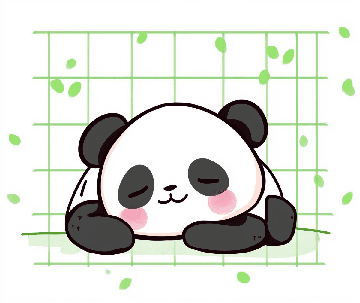 Panda Show original repeating artwork
