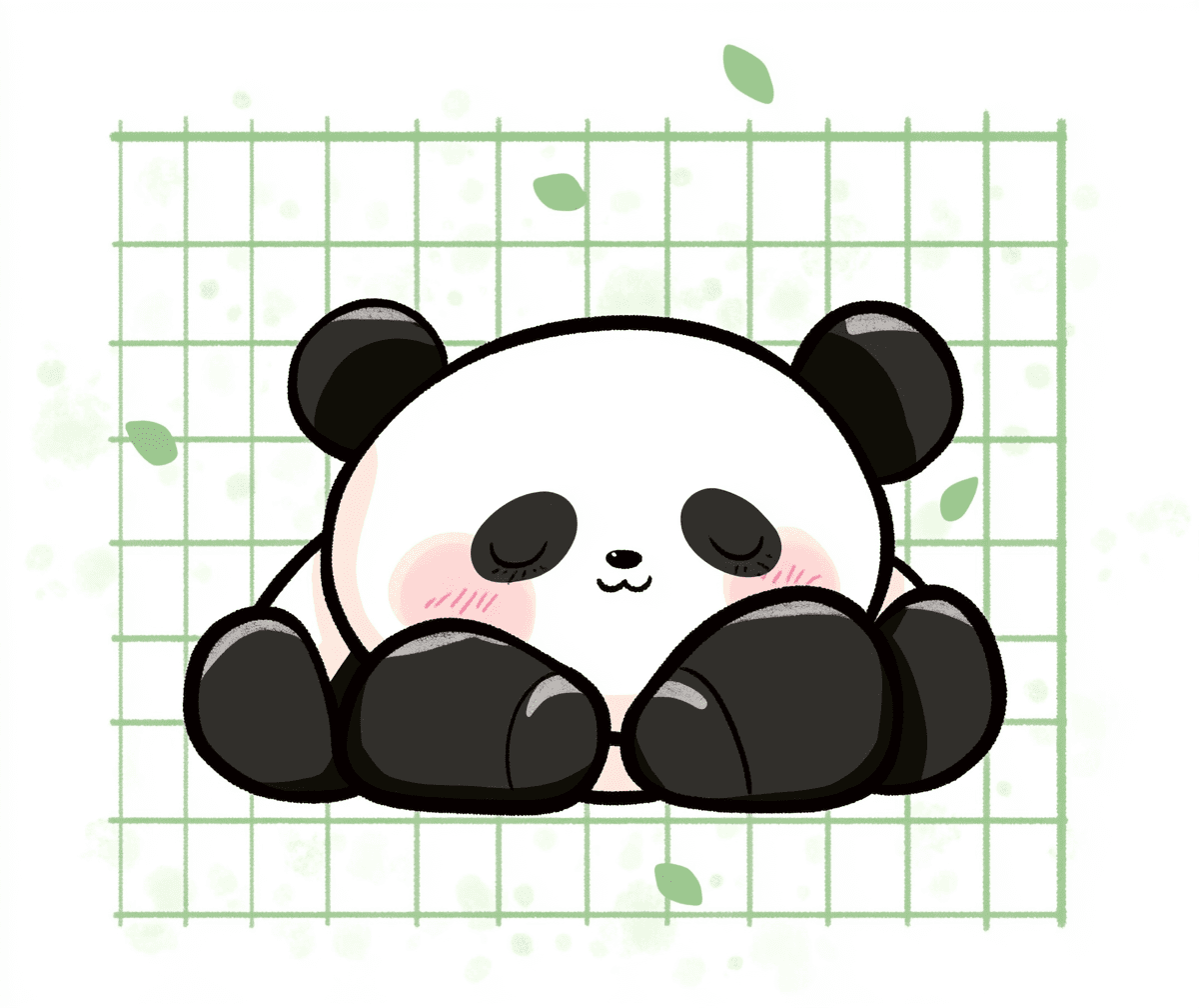 Panda Dash original repeating artwork