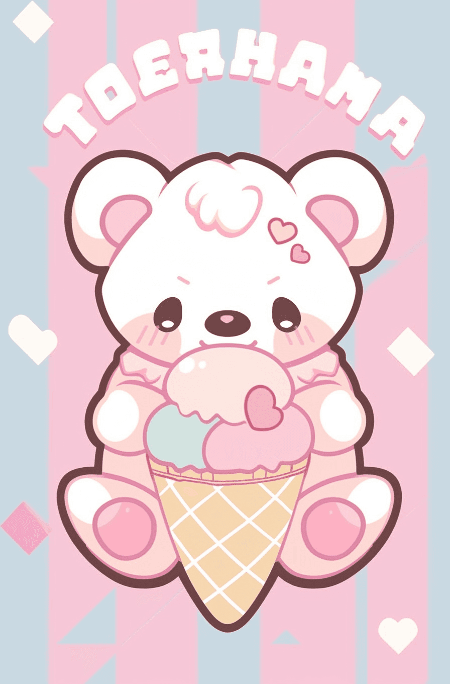 Bear Print original repeating artwork