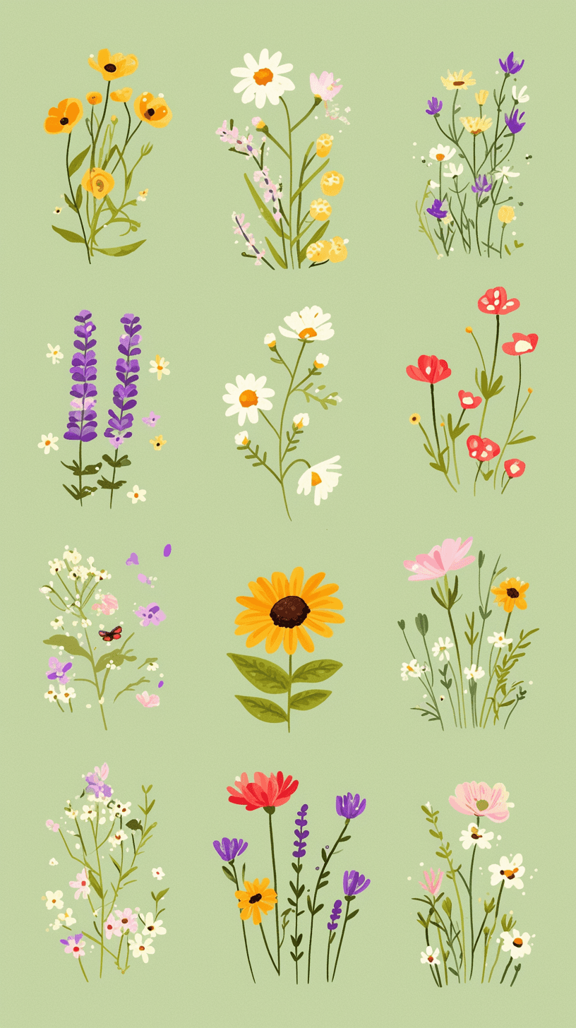 Bloom 209 original repeating artwork
