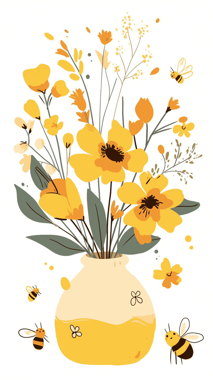 Bloom Morning original repeating artwork