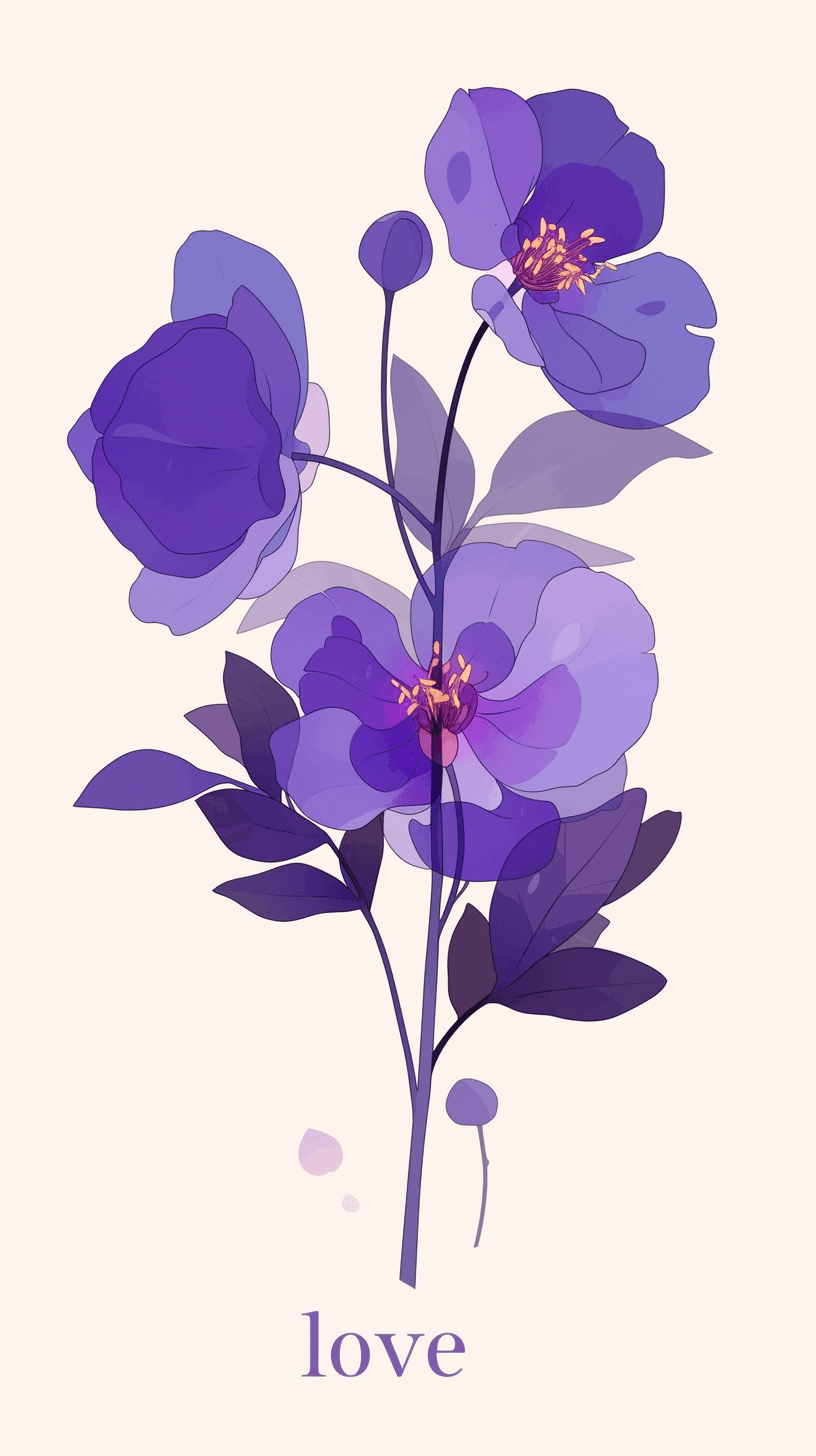Blossom 1345 original repeating artwork