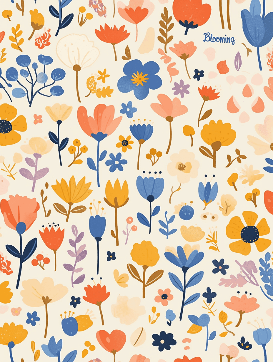Blossom 1113 original repeating artwork
