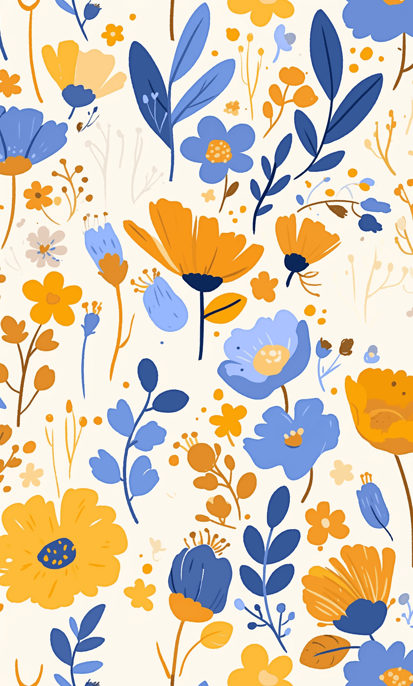 Blossom 689 original repeating artwork