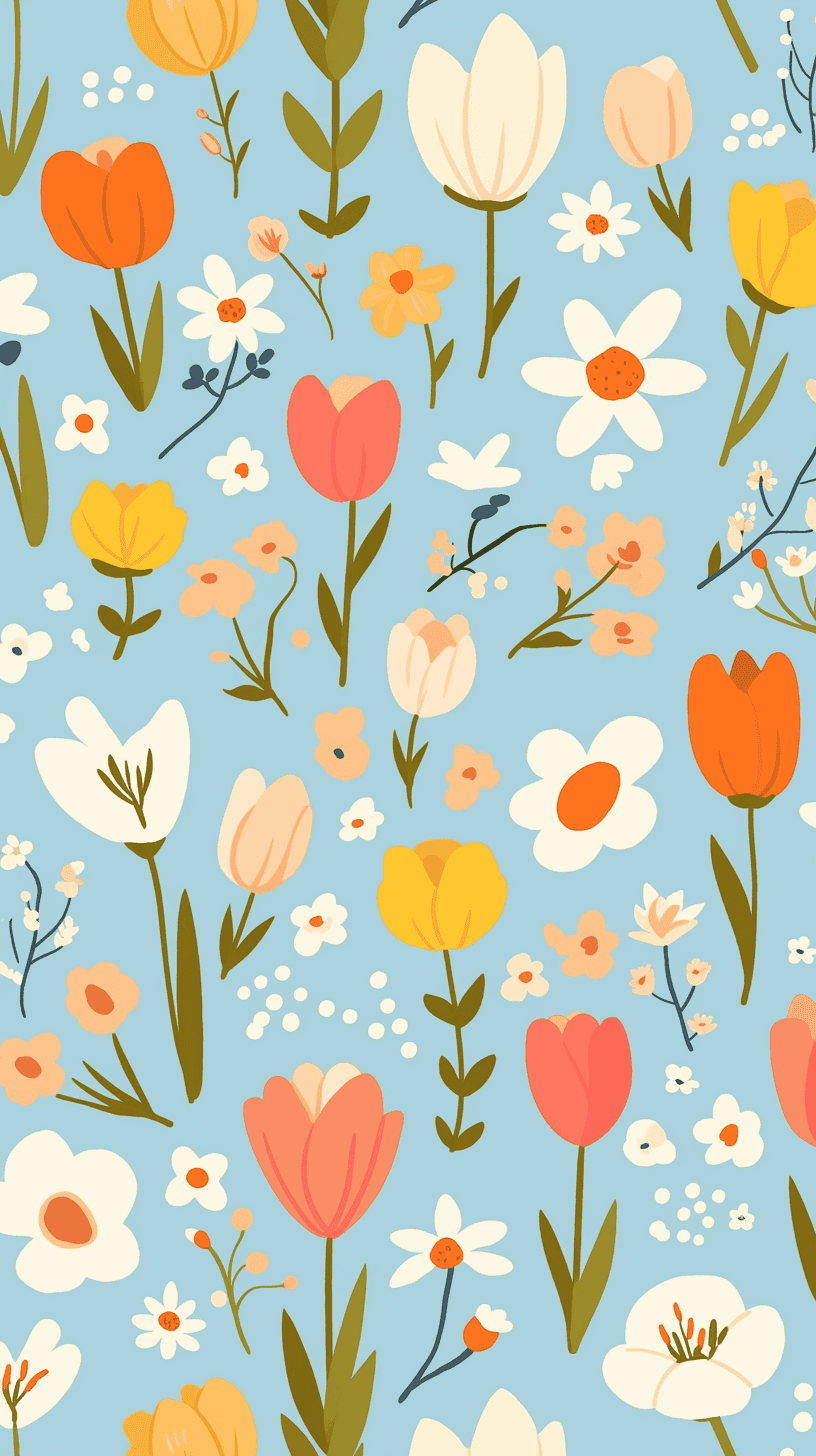 Blossom 818 original repeating artwork