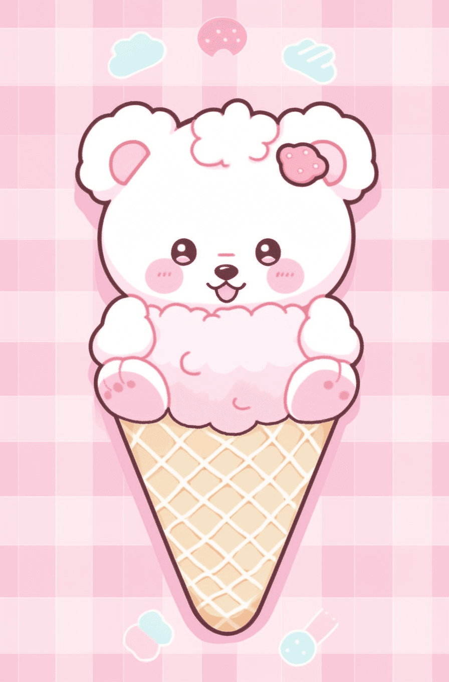 Bear Flare original repeating artwork