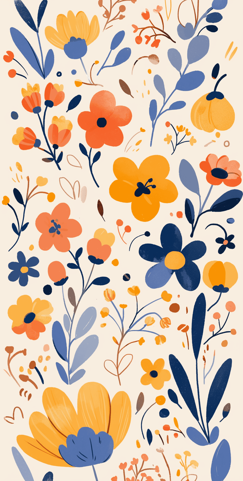Bloom Flow original repeating artwork