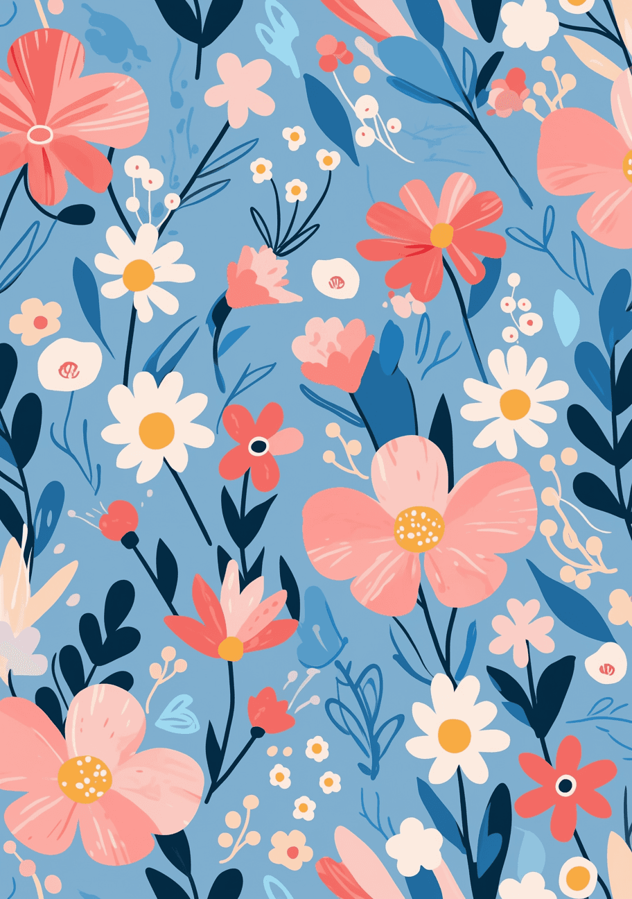 Bloom 007 original repeating artwork