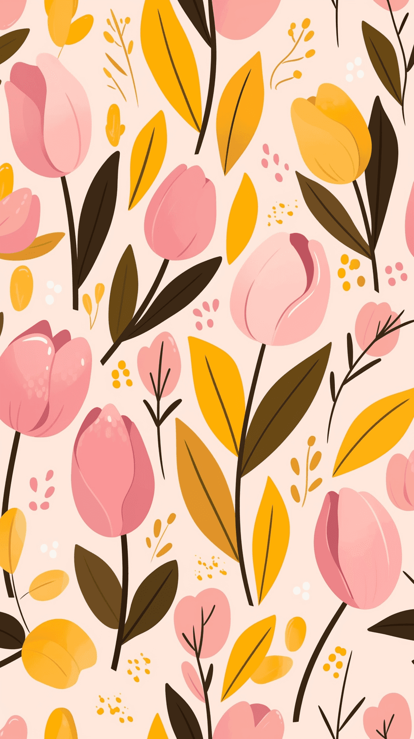 Blossom 672 original repeating artwork