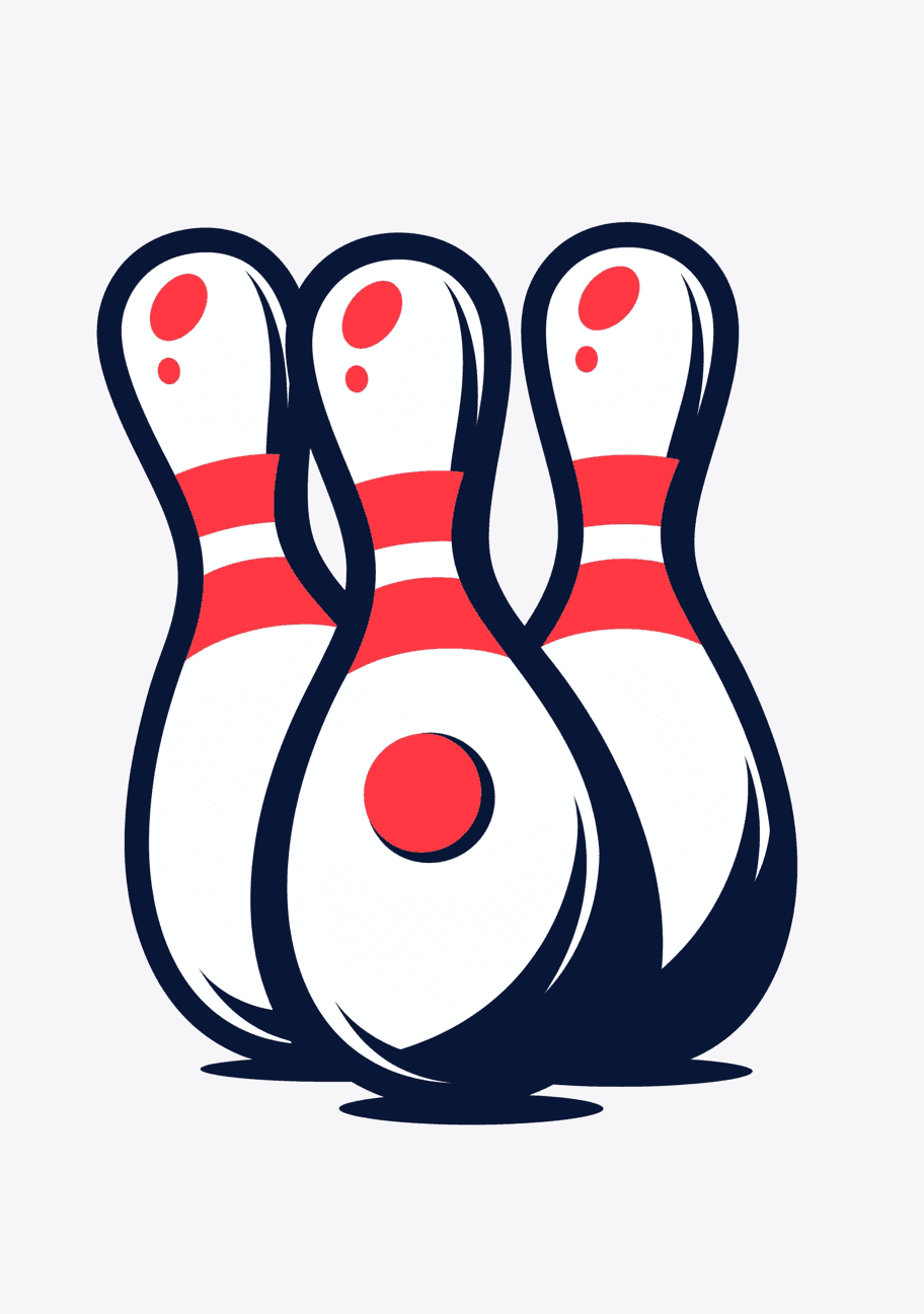 Bowling 021 original repeating artwork