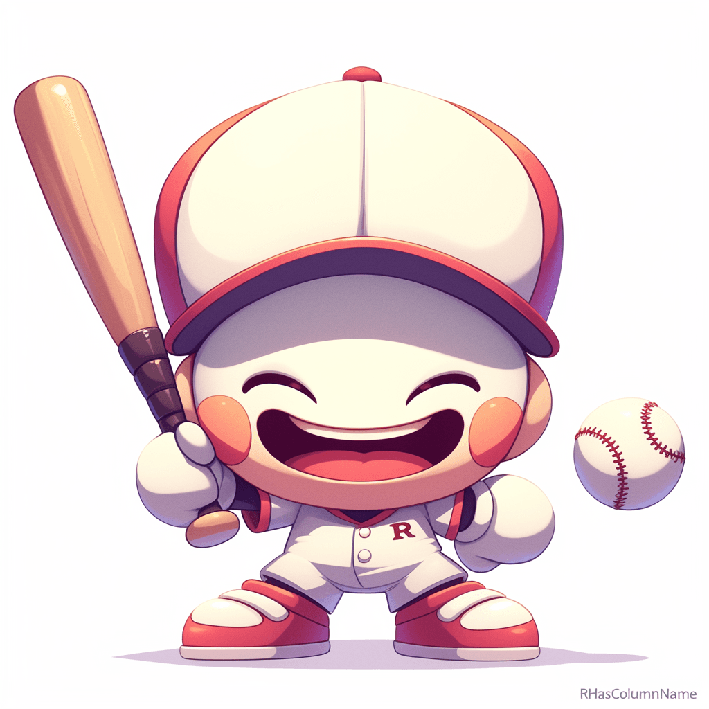 Cartoon Baseball Bounce original repeating artwork