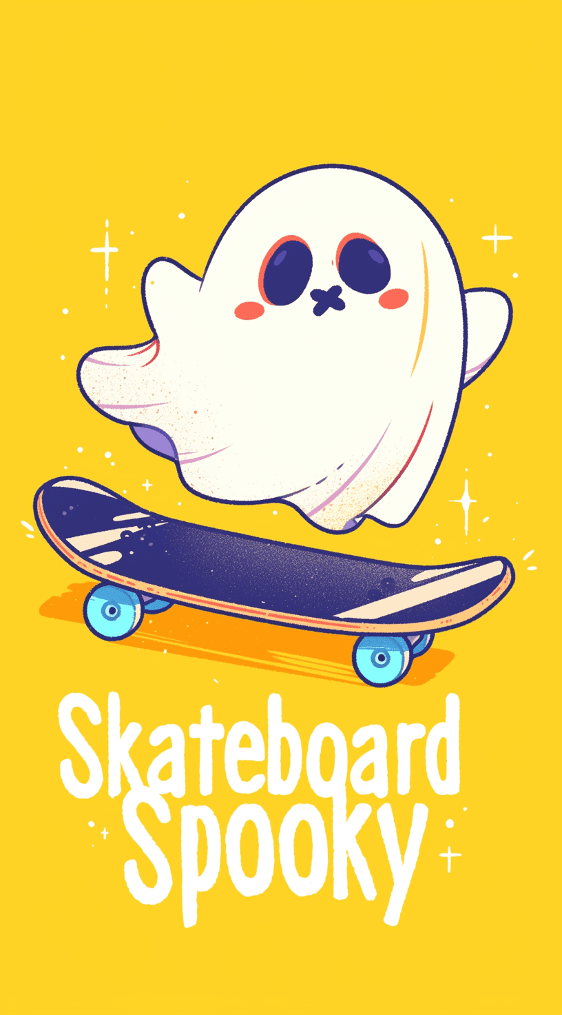 Skateboard Silver original repeating artwork