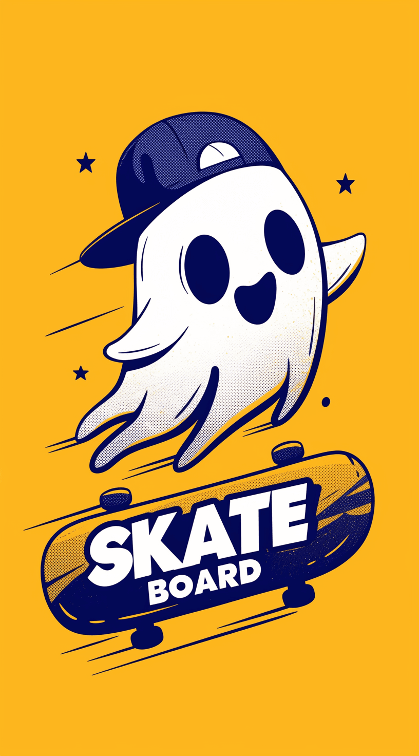 Skateboard Duo original repeating artwork