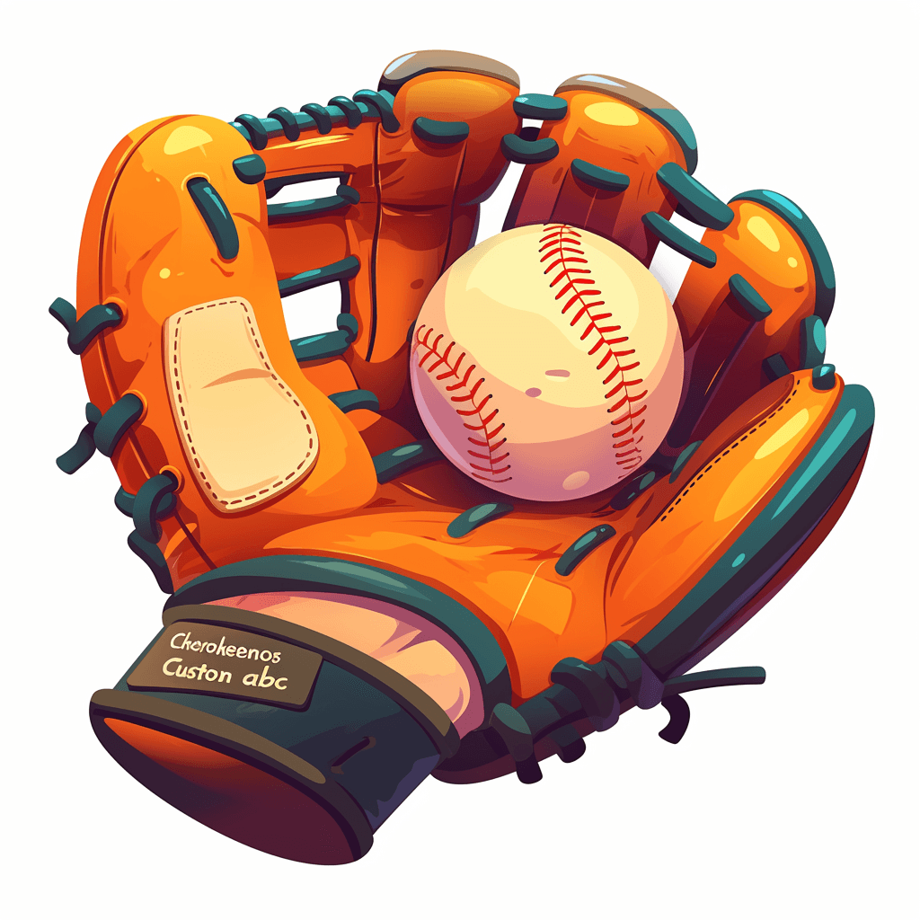 Baseball Glide original repeating artwork