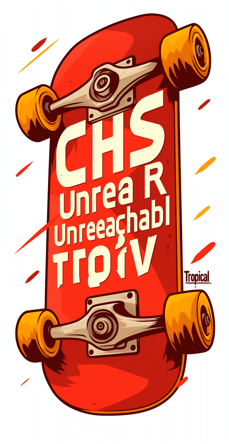 Skateboard Starlight original repeating artwork