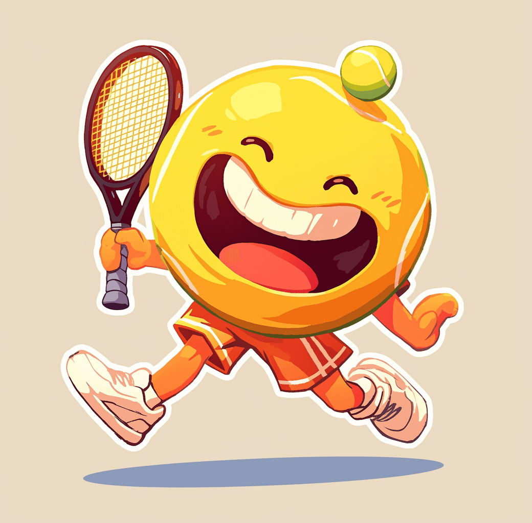 Cartoon Ball Game Flip original repeating artwork