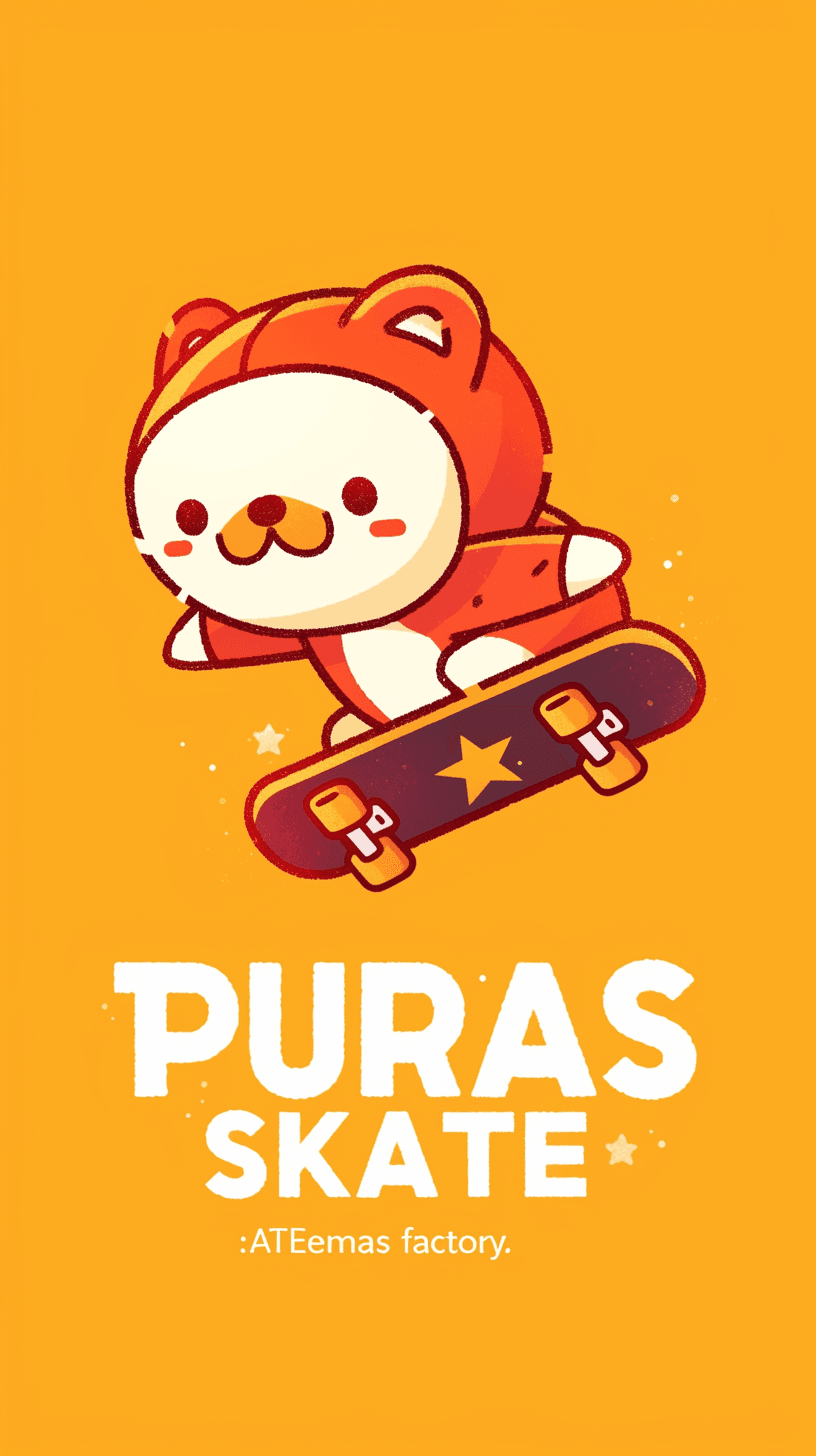Skateboard Rise original repeating artwork