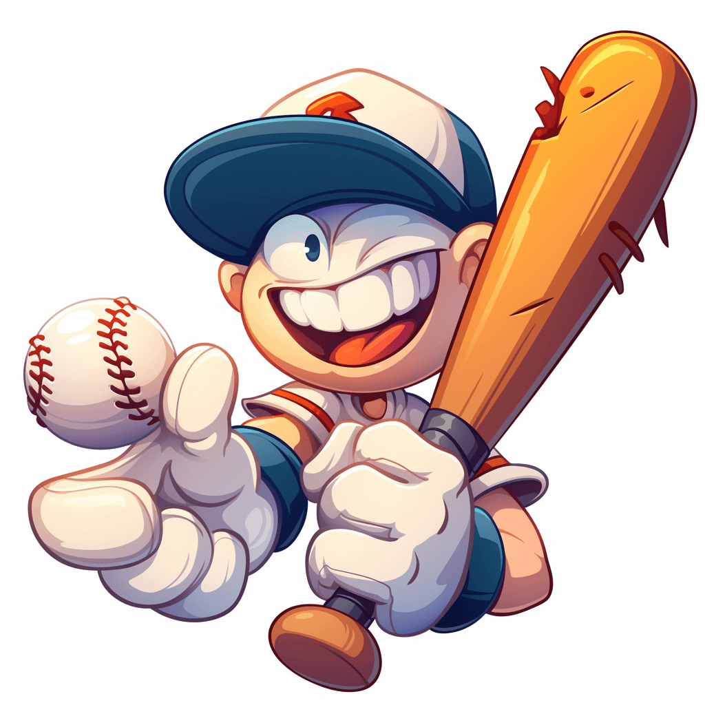 Baseball Zip original repeating artwork