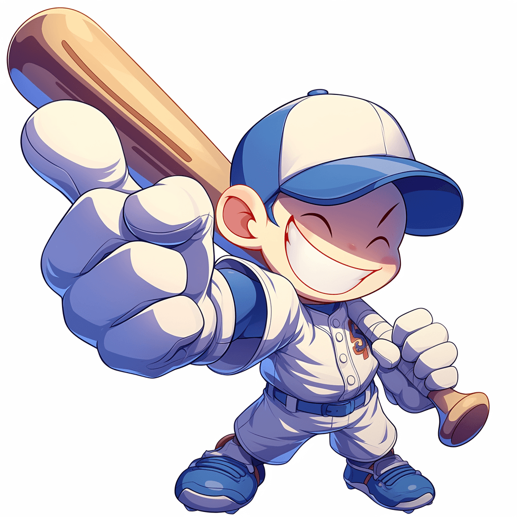 Baseball Rooftop original repeating artwork